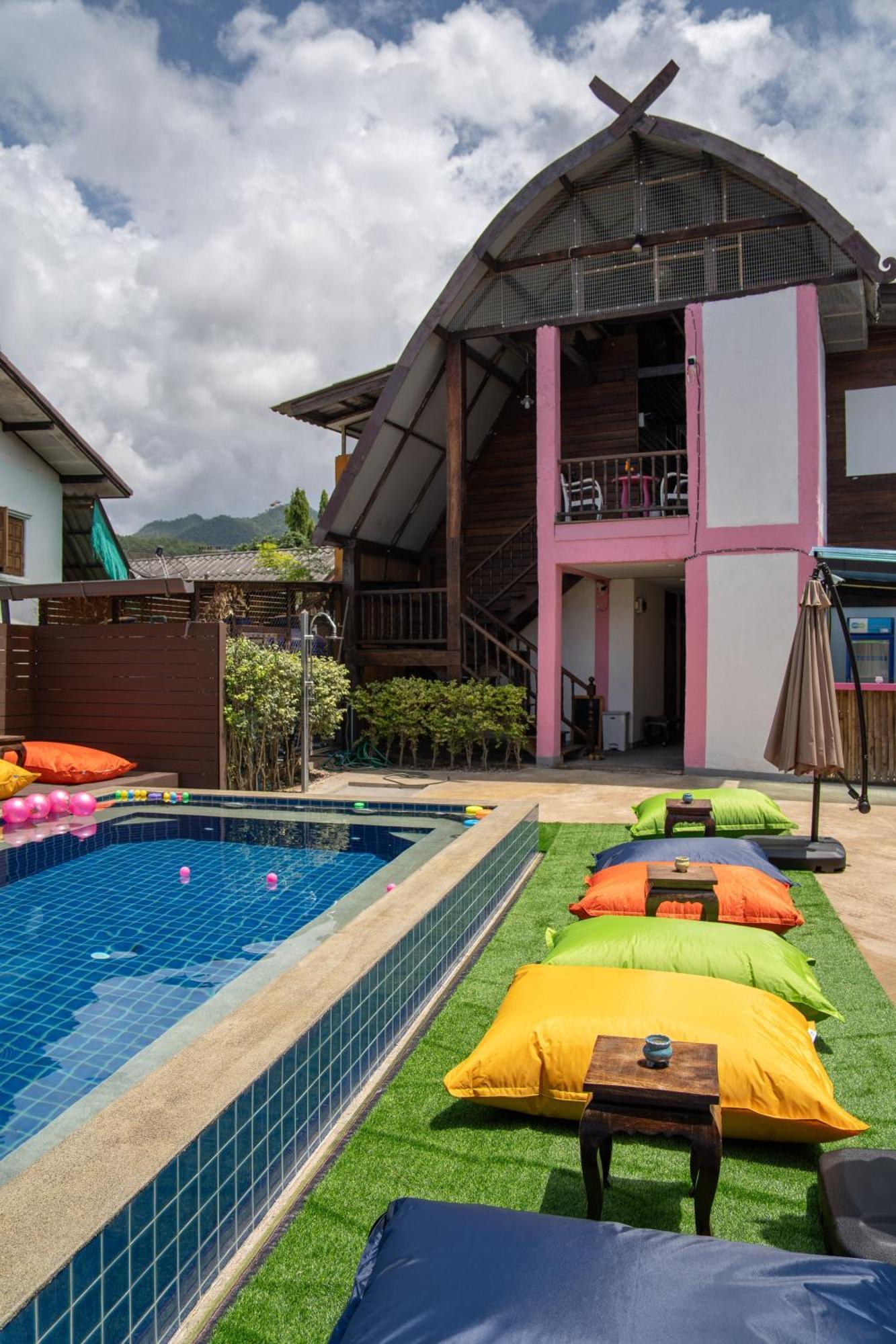 K-Bunk Hostel Pai Walking Street Экстерьер фото